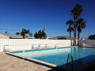 Ian Poulson's Florida swimming pool